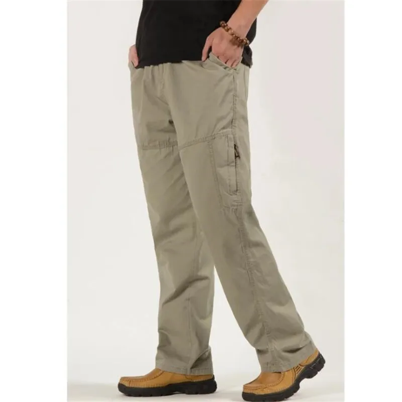 

Spring Men Overalls Loose Cargo Pants Men Combat Tactical Army Military Pants Cotton Man Casual Work Trousers Plus Size 5XL 6XL