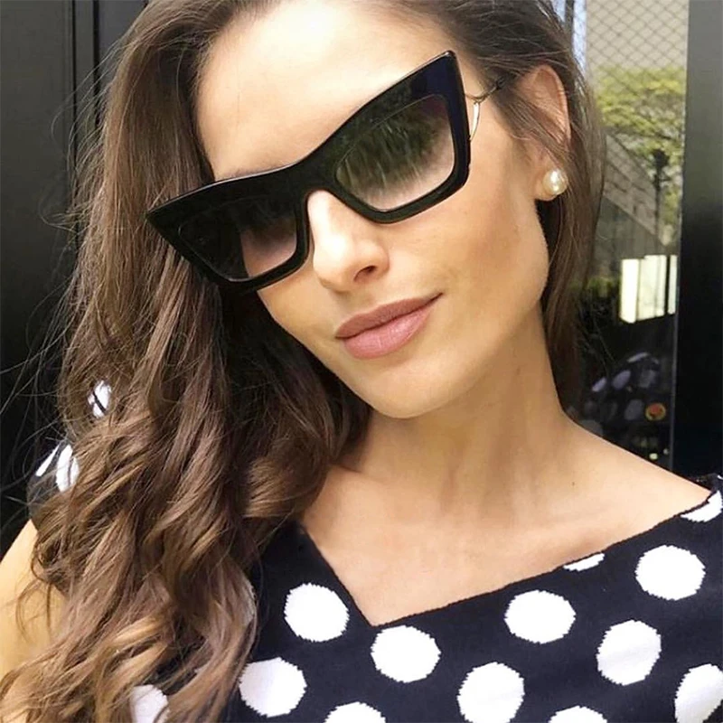 Солнцезащитные очки Royal Girl Cat Eye для мужчин и женщин модные Оттенки UV400 винтажные