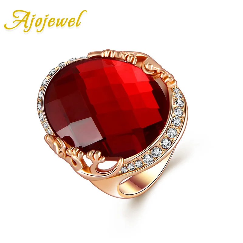 Ajojewel роскошное кольцо с одним большим кристаллом животное геккон кольца для