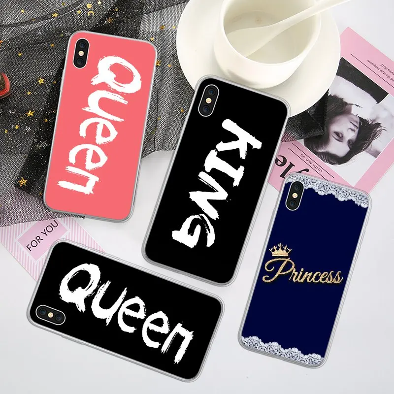 Чехол KISSCASE King с рисунком для Samsung Galaxy S8 Queen чехол S6 S7 Edge S9 Plus A3 A5 A7 2016 J3 J5 J7 2017 чехлы |