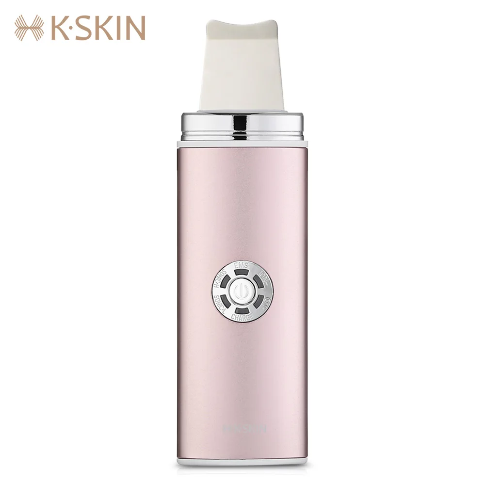 K-SKIN KD8026 Электрический ультразвуковой скруббер для лица очищающий массаж