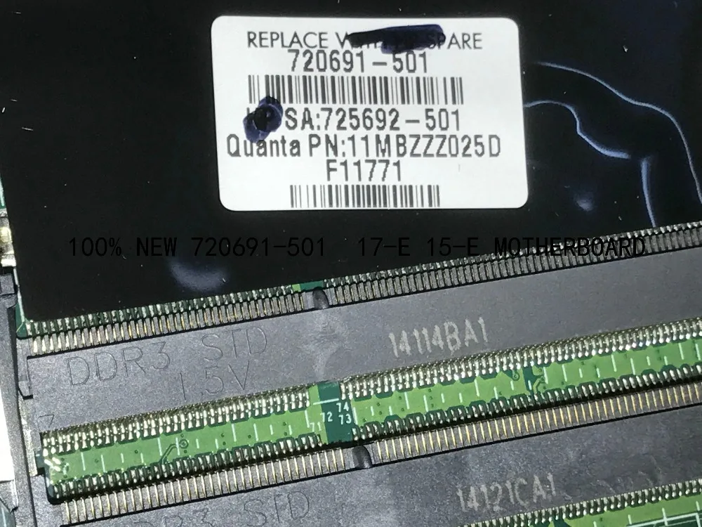 Материнская плата KEFU для ноутбука HP PAVILION 15 E 17 100% новая 720691 501 DA0R75MB6C1