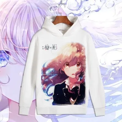 7 Бесшумный голос Nishimiya Shouko Косплей Koe No Katachi ishida shouya пуловер с принтом толстовки флисовая толстовка для осени - Цвет: 7