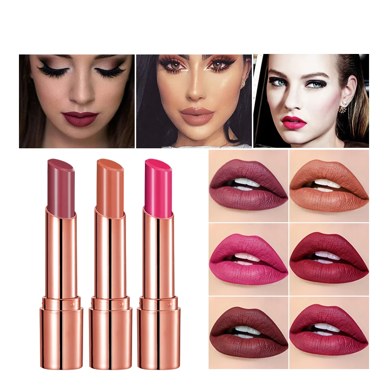 Cocute Makeup матовая помада Водонепроницаемая косметика макияж Жидкие помады стойкий сексуальный блеск для губ