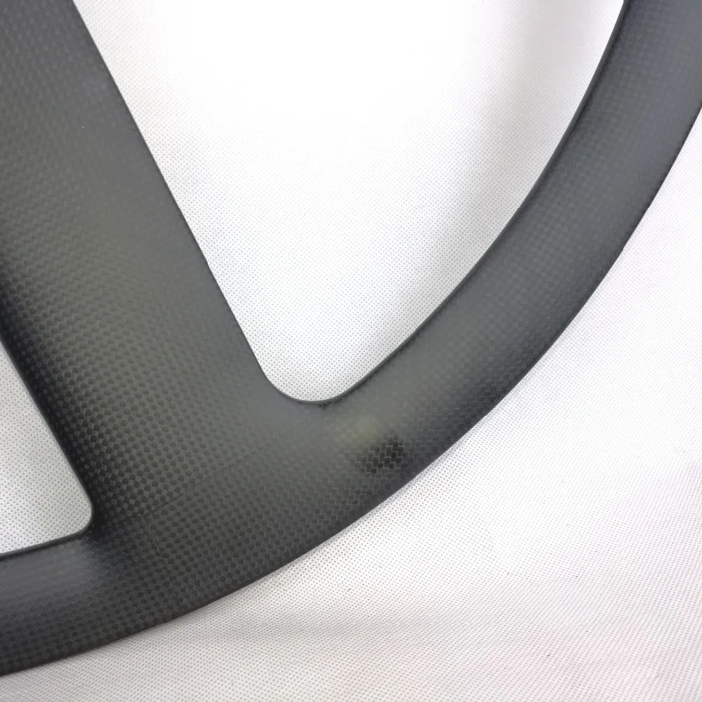Custom logo carbon 4 спицевые колеса 700c велосипед Карбоновые фиксированные клинчер tubualr