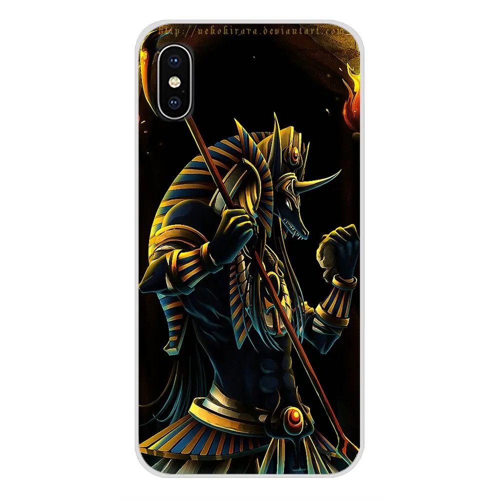 Egypt Nefertiti Anubis Ankh для Huawei P Smart Mate Honor 7A 7C 8C 8x 9 P10 P20 Lite Pro Plus Аксессуары чехлы