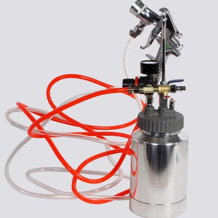 2L Tank 2.5mm Nozzle Uzwell 2 ltank спрей машина для Натуральный камень распылитель мастики, многоцветные Краски опрыскиватель - Цвет: 2L Tank 2.5mm Nozzle