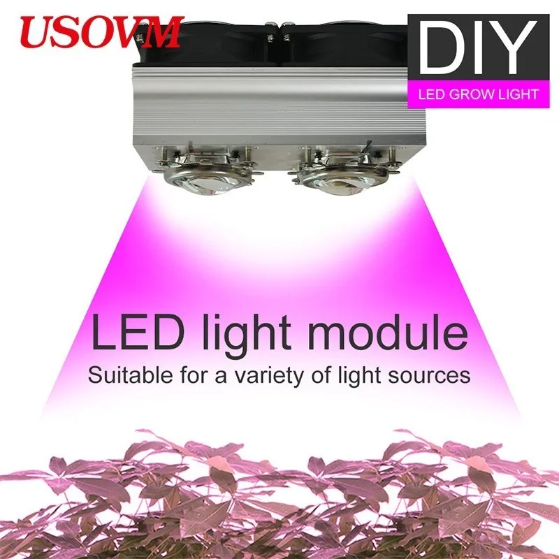 DIY модуль Bricolage с регулируемой яркостью Meanwell CREE CXB3590 COB светодиодный светильник для выращивания 100 Вт 200 Вт лампа для выращивания комнатных растений полный спектр палаток