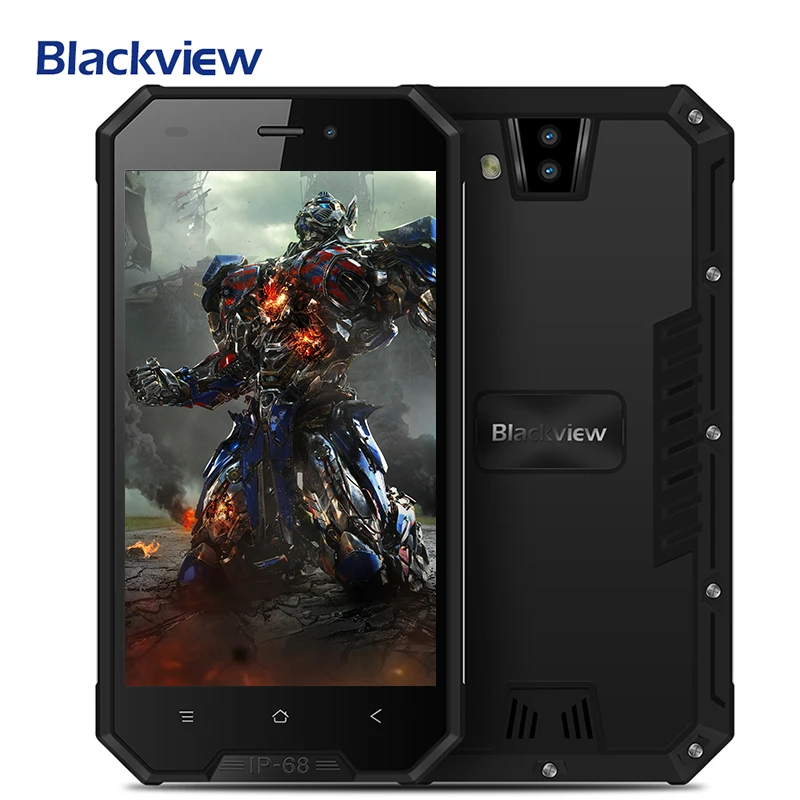 Blackview BV4000 Pro IP68 водонепроницаемый мобильный телефон Две камеры 2 Гб ОЗУ 16 ПЗУ MTK6580A