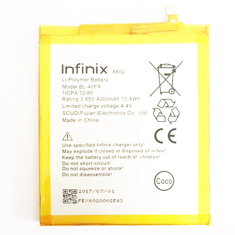 Аккумулятор 4000 мАч для infinix zero 4 plus + X602 X574 BL 40FX Baterij Batterie Batteria|cell phone battery|battery forphone
