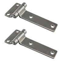 high polished solid forged stainless steel t type container hinges for wooden cases door hinge marine boat accessories 2pcs