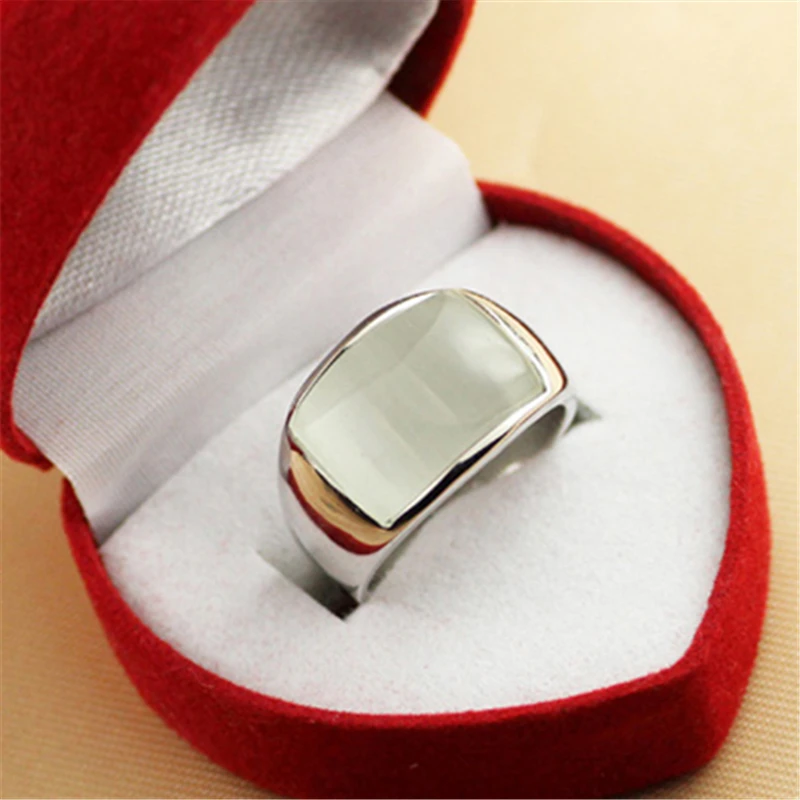 Ociki Rose Gold / Silver Color Opal Crystal Ring Jewelry Rings for Women Girls Gift Drop Shipping Fashion Wholesale | Украшения и