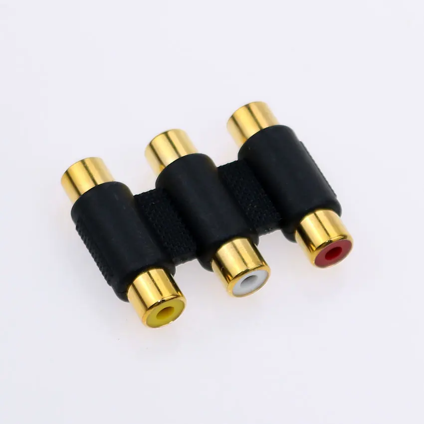 Cltgxdd 1/2/3 RCA AV Аудио Видео Женский переходник разъем для ТВ Стерео оборудования |
