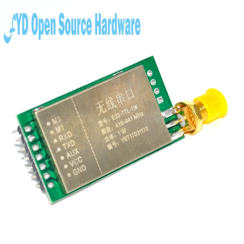 Параметры 7500 м 1 Вт SX1276 LoRa 433 мгц радиочастотный трансивер дальнего действия