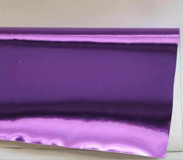 purple 1 шт., размер А4(21x29 см), зеркальная искусственная синтетическая кожа, ткань из искусственной кожи, искусственная кожа, аксессуары для рукоделия - Цвет: purple