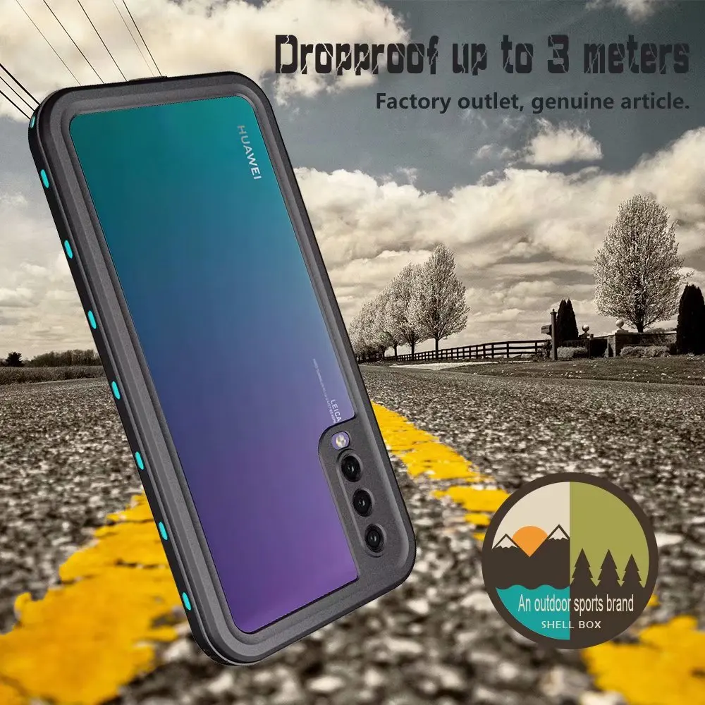 Оригинальный водонепроницаемый чехол для Huawei P20 Pro открытый плавательный