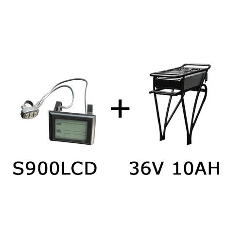 10Ah S900LCD 500 Вт Мощный электрический велосипед конверсионный комплект с 36 В 10Ah 12Ah литиевая батарея E-bike 2" 27,5" 700C бесщеточный концентратор мотор колеса - Цвет: 10Ah S900LCD