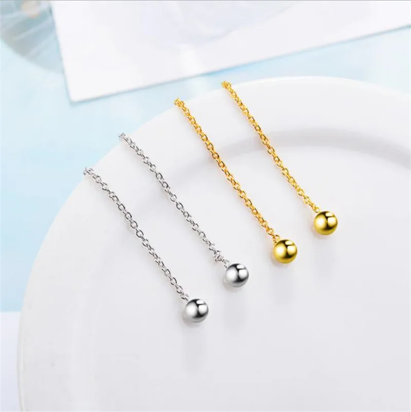 Модные женские длинные серьги LUKENI из серебра 925 пробы для девочек аксессуары дня