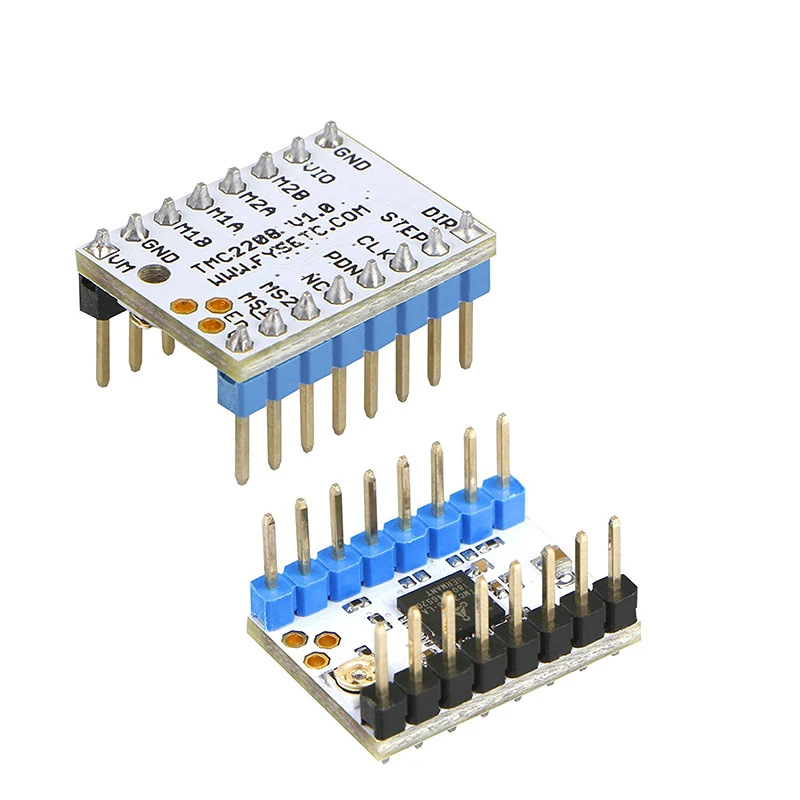 Шаговый двигатель TMC2100 V1.3 TMC2130 TMC2208 бесшумный драйвер StepStick тихая Отличная защита