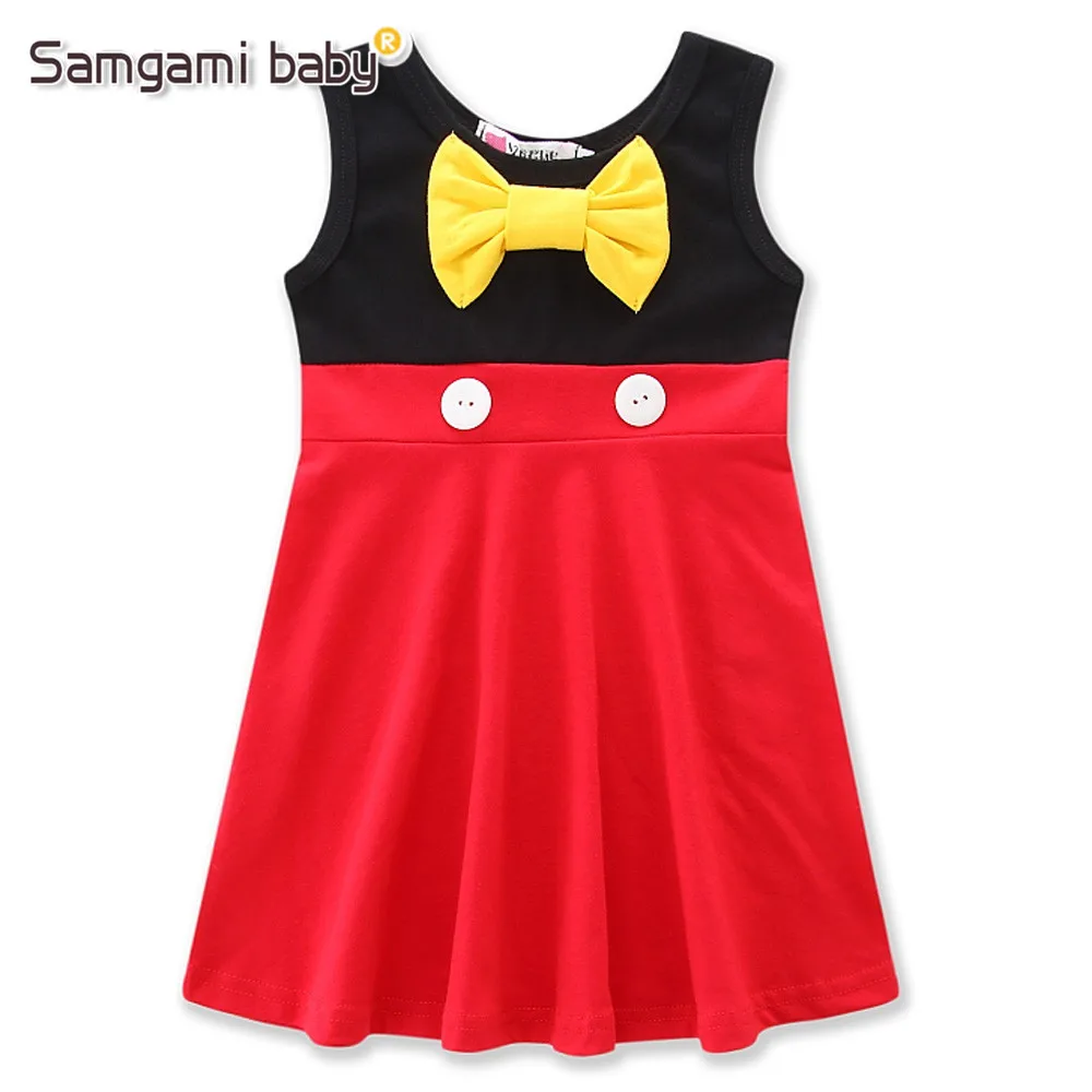 SAMGMAI BABY Halloween Party Princess Costume Cotton Children Dresses Sleeveless Cartoon Clothes Kids for Girls Clothing | Детская