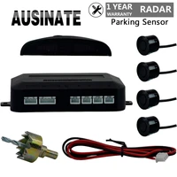 1 set praking sensor auto car led parktronic display radar parrotron reverse car detector parking assistant 4 sensors