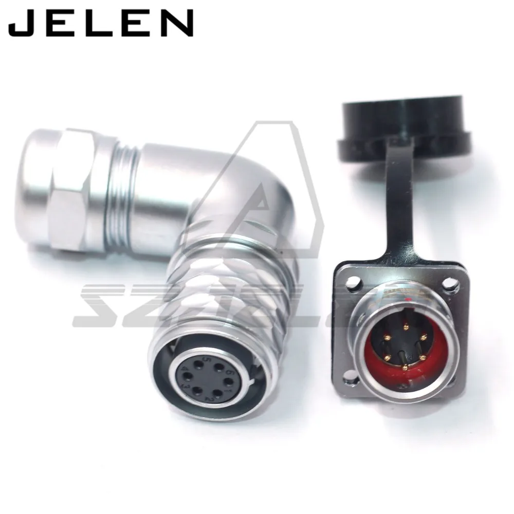 SF1214S/SF1312P разъем WEIPU 6-контактный (женский) и гнездо (мужской) панельный