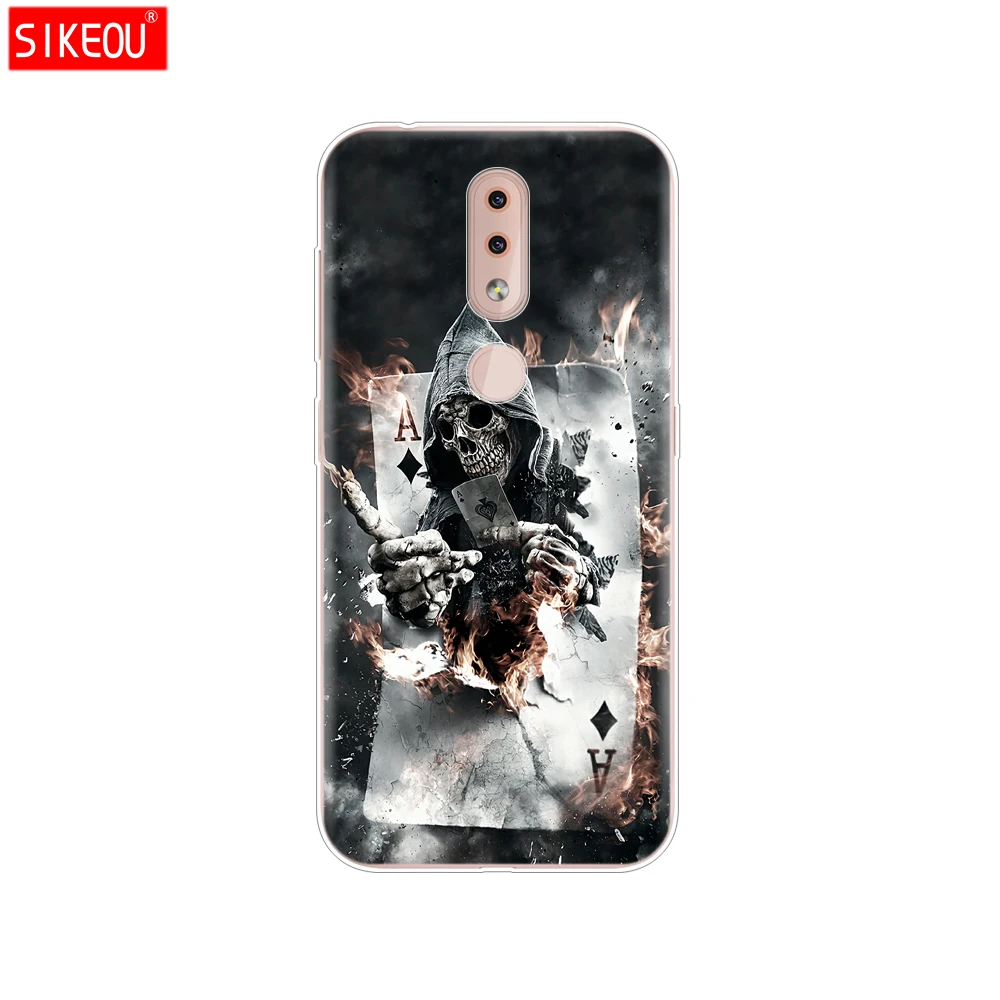 12053 Для Nokia 4,2 чехол задняя крышка силиконовый бампер для Nokia 4,2 TA-1157 TA-1150 TA-1133 TA-1149 TA-1152 etui ударопрочный чехол с цветами - Цвет: 12053