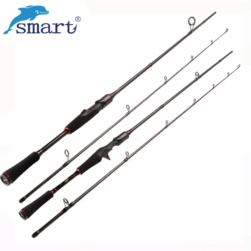 

Smart 1.8m 2Secs Spinning/Casting Fishing Rod M Power Carbon Rods Vara De Pesca Carp Peche Fishing Tackle Fishing Pole