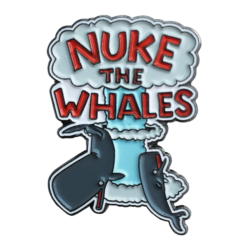Эмалированная булавка с изображением Кита NUKE (art.: 7adadeb81) - 7adadeb81
