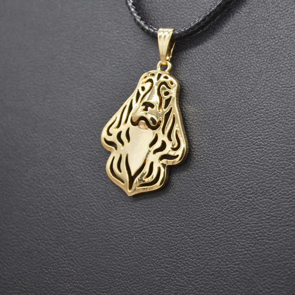 Веревочная цепочка женское ювелирное изделие собака металлическая английская