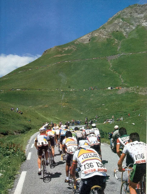 1988: La descente велосипедные спортивные классические наклейки на стену холст