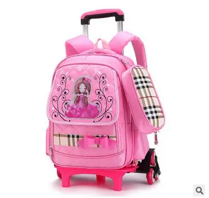 Рюкзак на колесиках для девочек школьный рюкзак колесиках|wheeled backpack|school rolling
