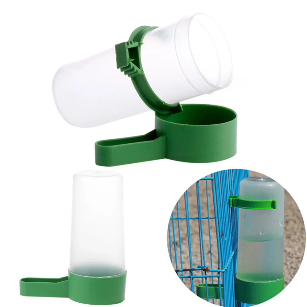 S/L поилка для птиц кормушка еды водонагреватель Budgie Aviary Finches Canary Anti Algae O11 Прямая