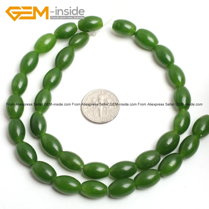 Бусины из нефрита в форме оливкового маркиза зеленого цвета для изготовления