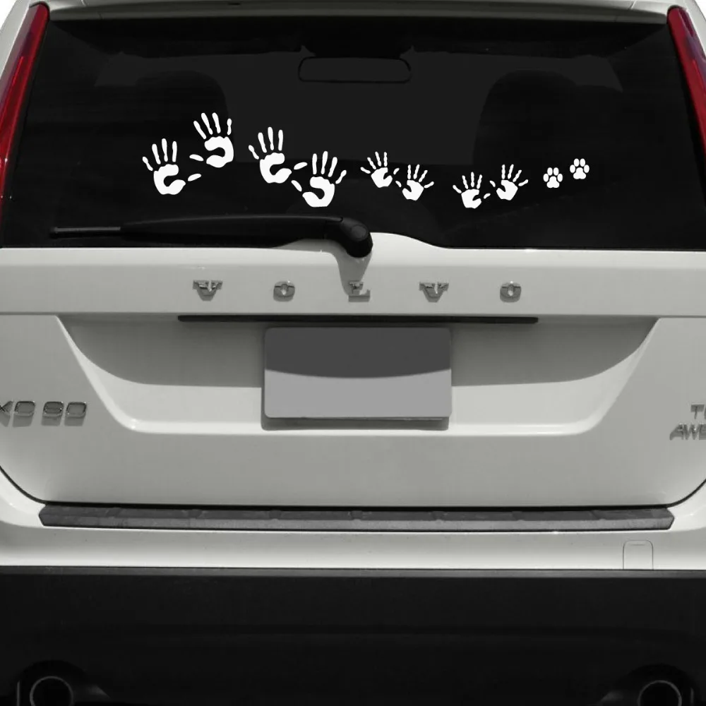 6x30 см High Five Happy Family виниловые наклейки на кузов автомобиля Наклейка окно или дверь