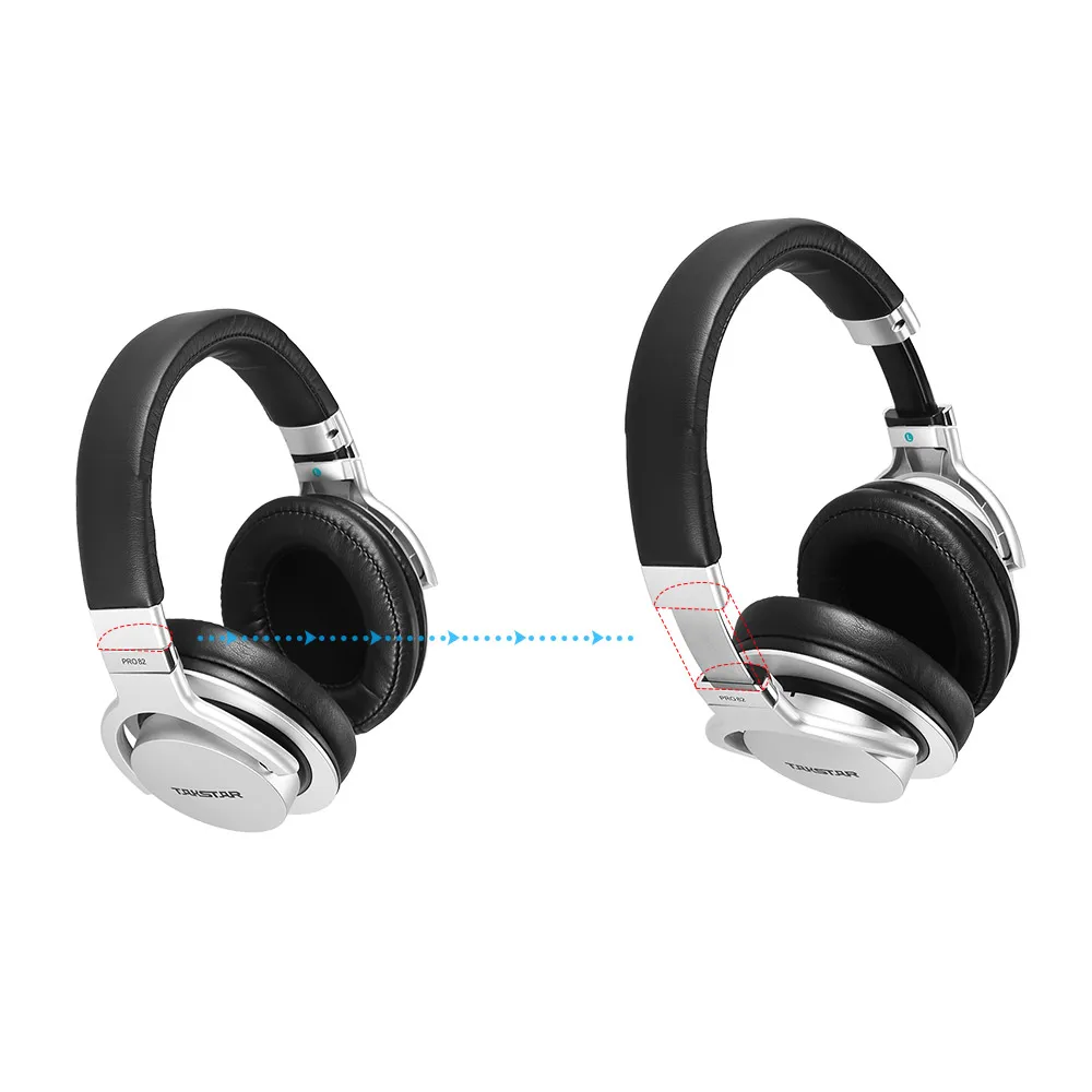TAKSTAR PRO 82 профессиональный студийный динамический монитор наушники гарнитура Накладные наушники для записи мониторинга музыки