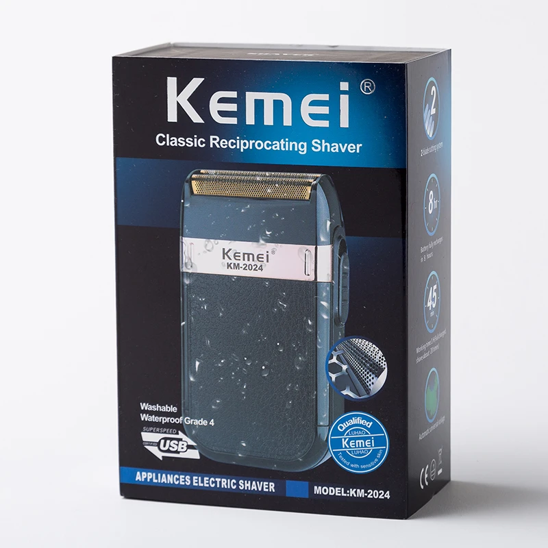 100-240 В kemei 3D электробритва для мужчин уход за лицом бритвенный станок перезаряжаемая электрическая бритва плавающая Бритва для бороды Триммер для волос