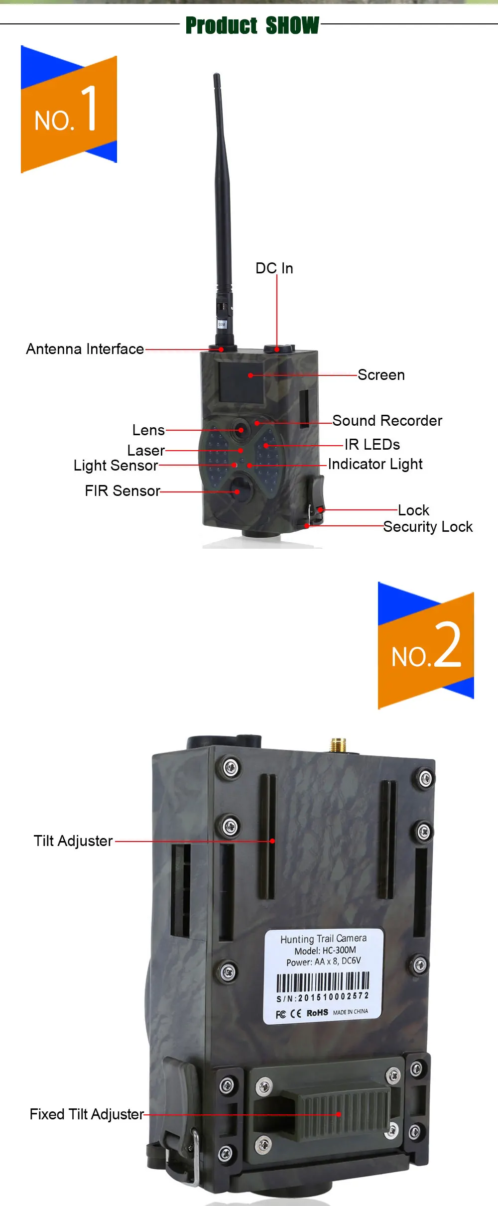HC300M охотничья камера MMS Full HD 12MP 1080P Видео MMS GPRS GSM 940NM инфракрасная цифровая камера ночного видения для охоты