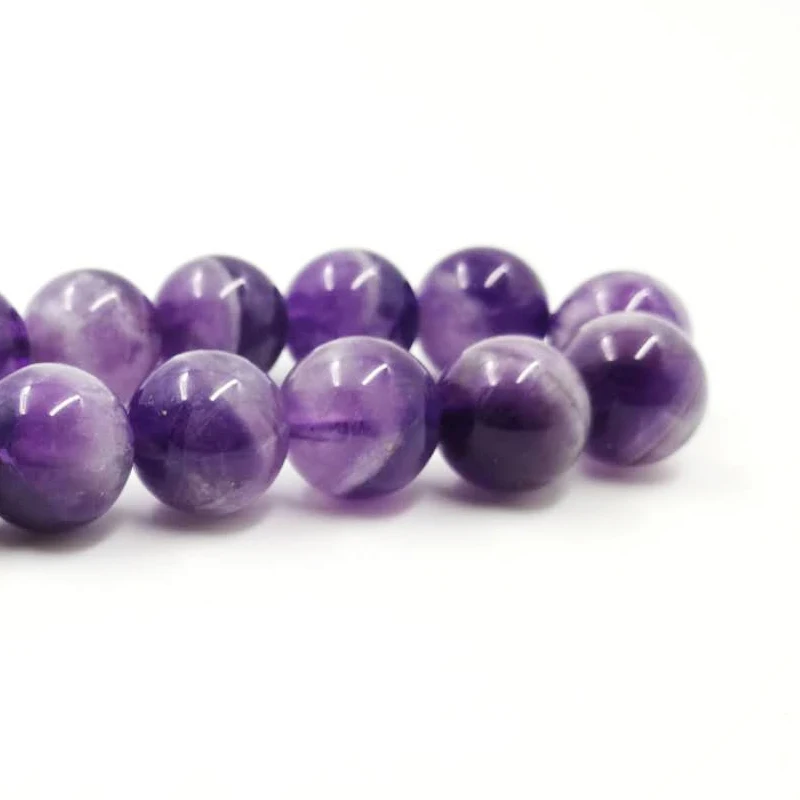Женские браслеты из натурального аметиста Tasbih с металлической кисточкой в стиле