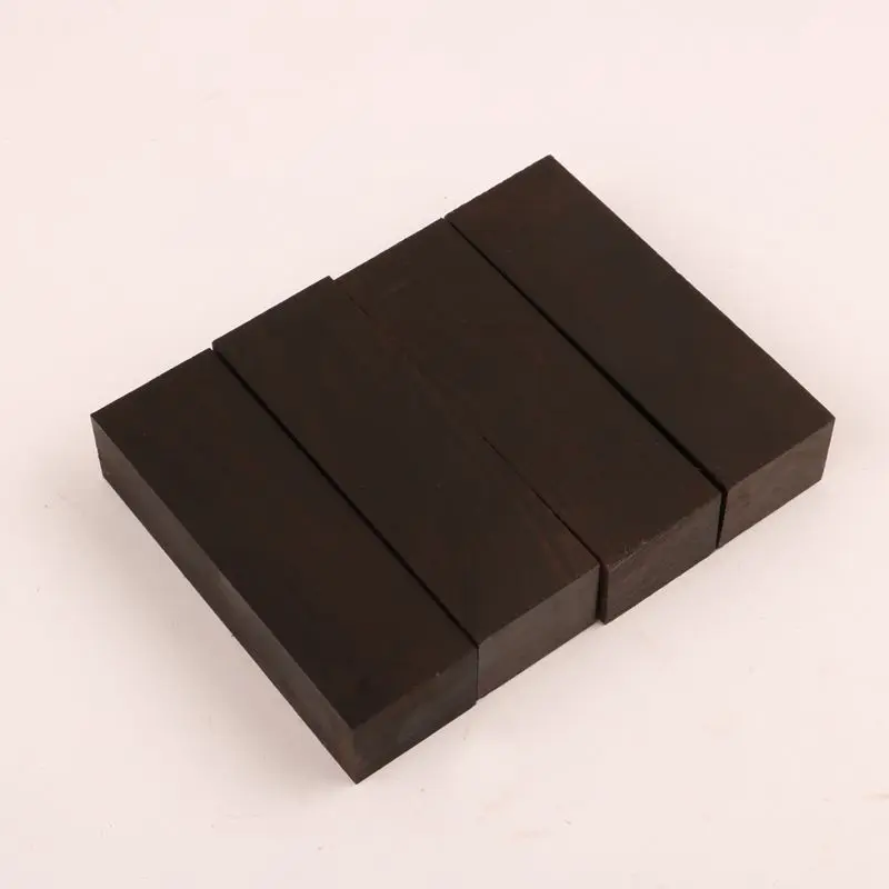 DIY нож ручка материал дерево заготовки черное африканские экзотические