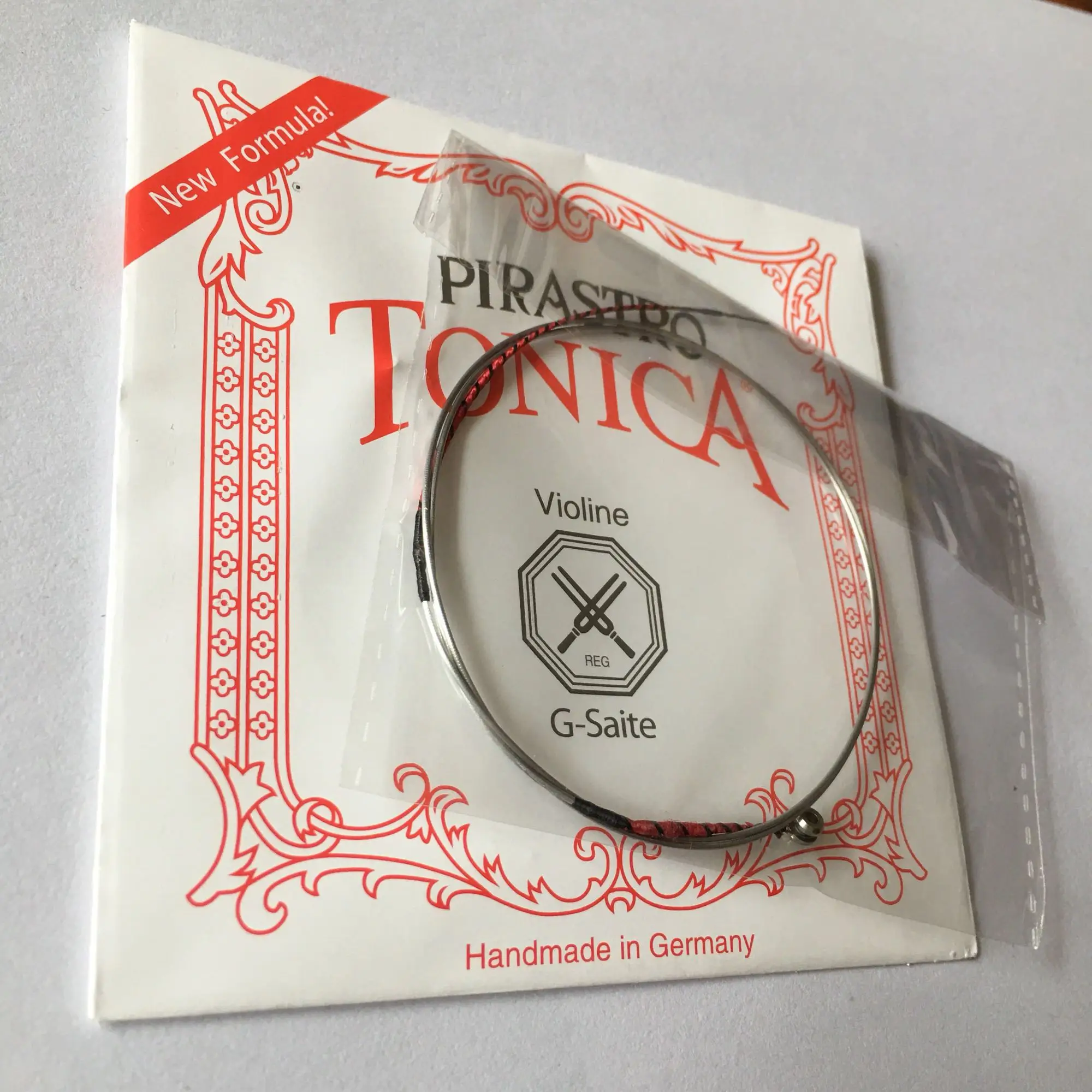 Высокое качество, немецкий Пирастро Tonica, струны для скрипки, новая формула, полный набор, мяч конец A, E, G, D, Скрипка для скрипки 3/4 4/4