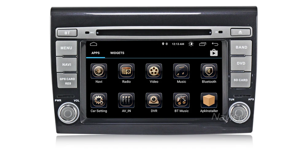 Новинка! Автомобильный мультимедийный плеер Android 9,1 для Fiat/Bravo 2007-2012 радио am fm Wifi usb dvd-плеер gps-навигация с RDS карта Микрофон