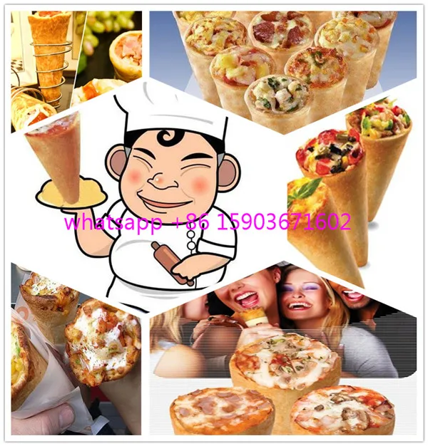 

Rotating pizza cone oven Pizza cone maker Pizza cone line machine