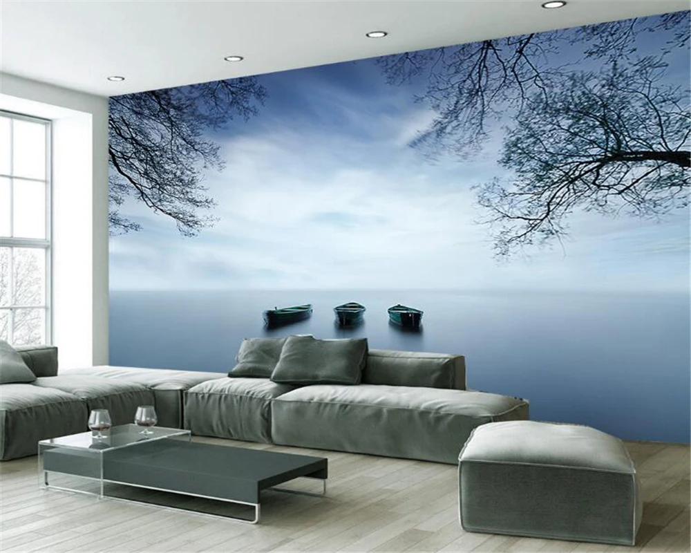 

Beibehang Custom 3d wallpaper landscape murals living room bedroom television background photo wallpaper mural papel de parede