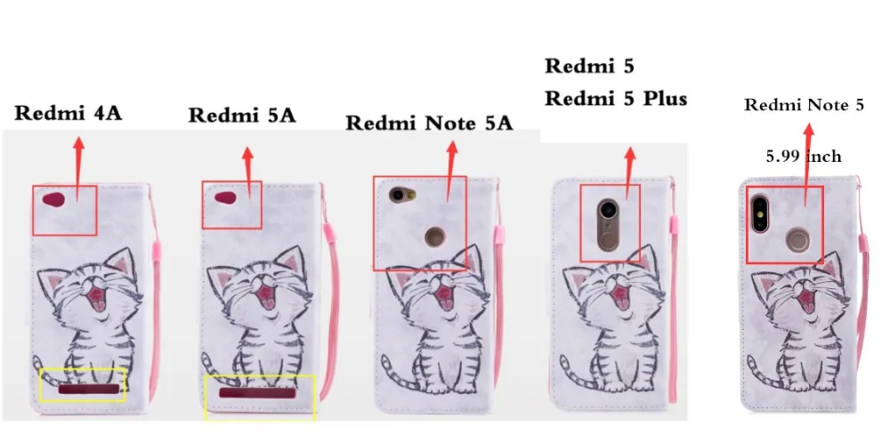 Флип кожаный чехол Xiaomi Redmi 7 Чехол для Coque Redmi 4A 5 Plus Note 5 6 7 4 4X 5A Pro Чехол-Кошелек Чехол-подставка чехол для телефона