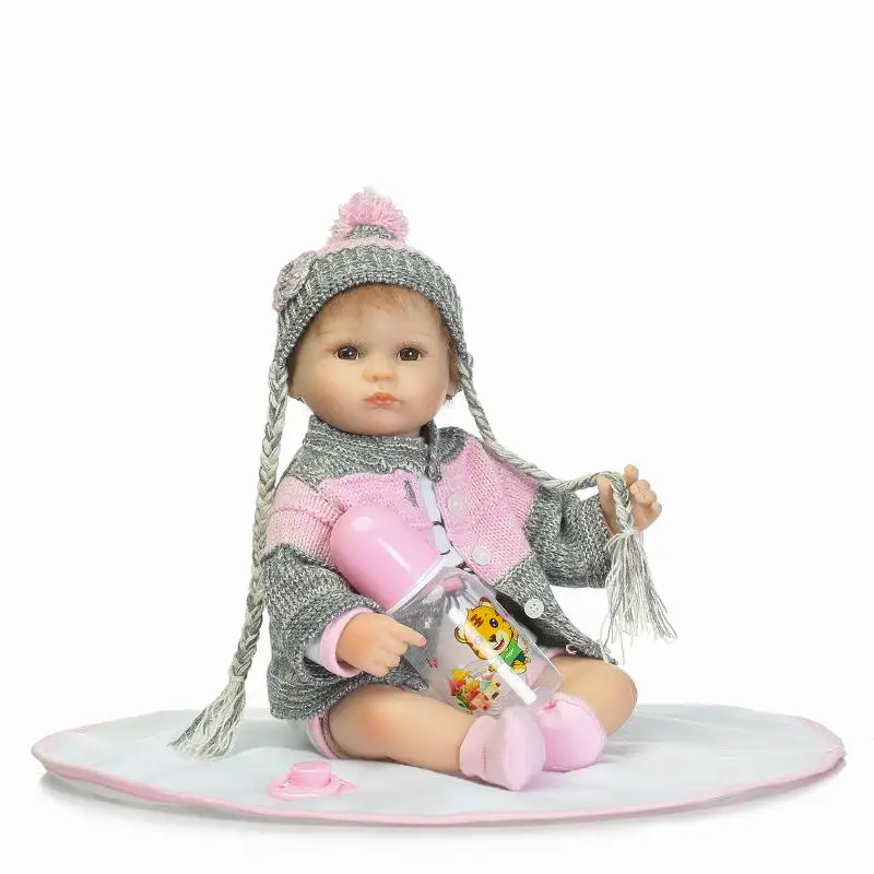 Bebe силиконовые новорожденные младенцы для девочек реалистичные 18 &quotКукла