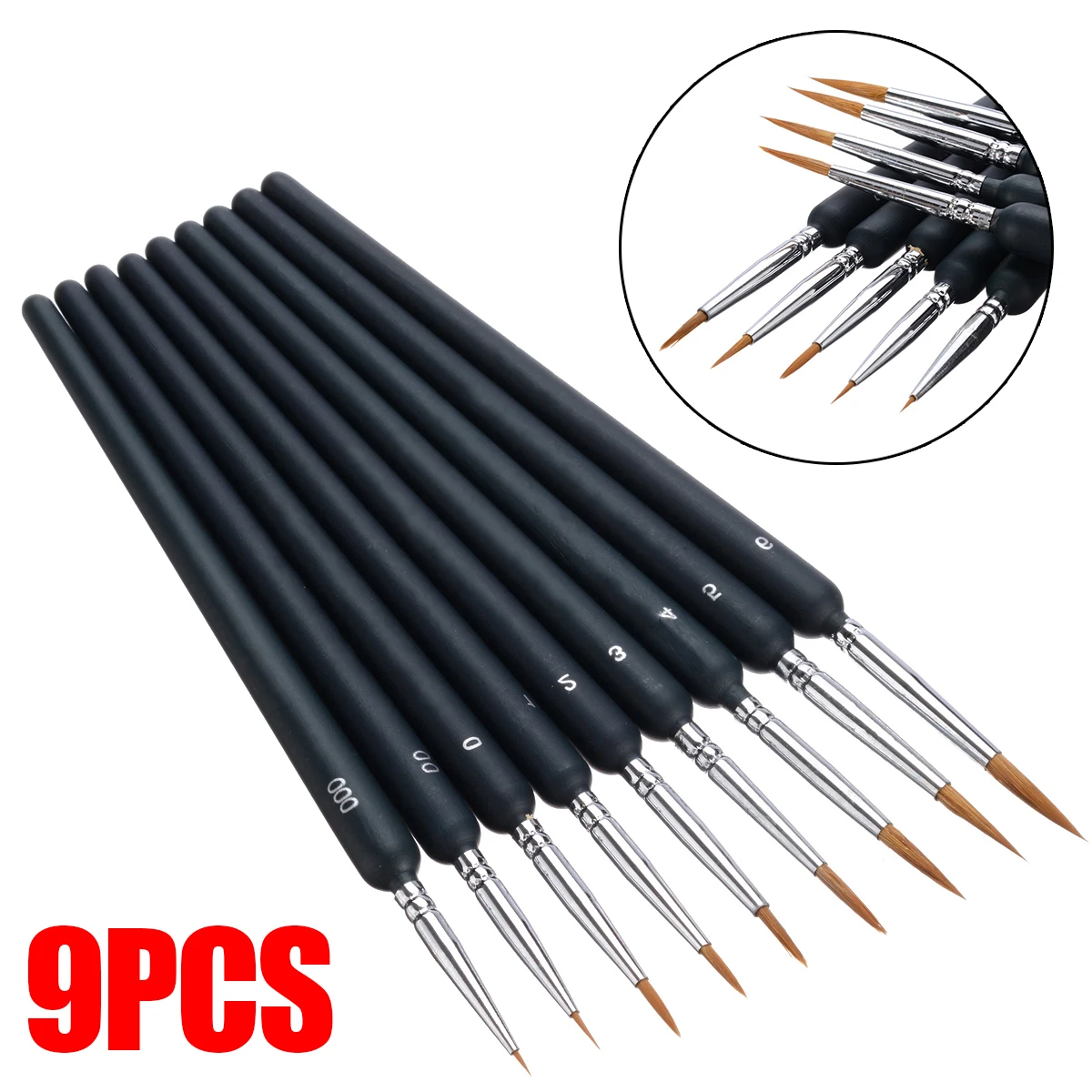 

9 шт., детская кисть для рисования акварелью