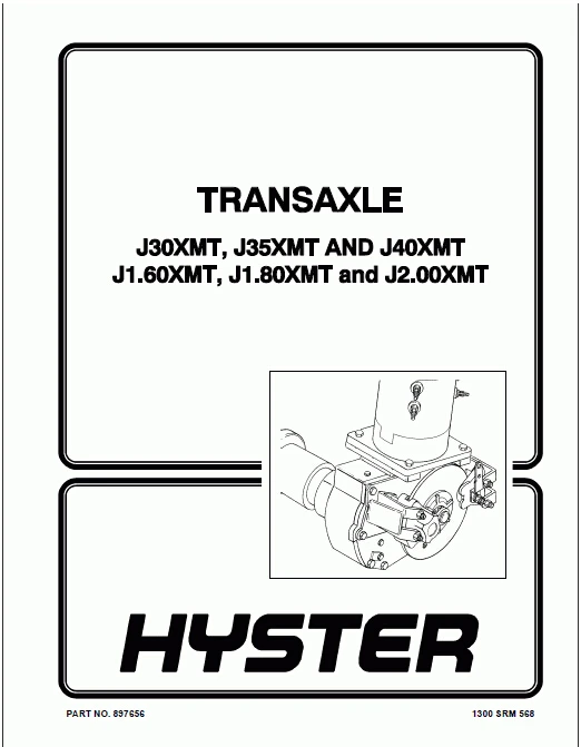 Новинка 2017 руководства по ремонту Hyster PDF для euro |