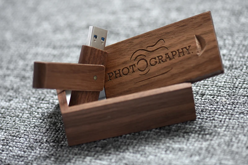 Логотип клиента деревянный поворотный usb флэш-накопитель из натурального дерева перевернуть флешку 4 ГБ 8 ГБ 16 ГБ 32 ГБ 64 Гб карта памяти