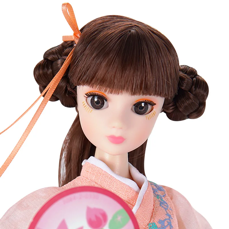 Горячая Распродажа модная пластиковая кукла китайские 2 традиционных нарядов в